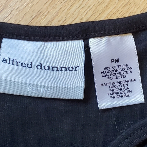 Alfred Dunner Woman's Short Sleeve T-Shirt Top Size PM Petite. - Picture 5 of 6